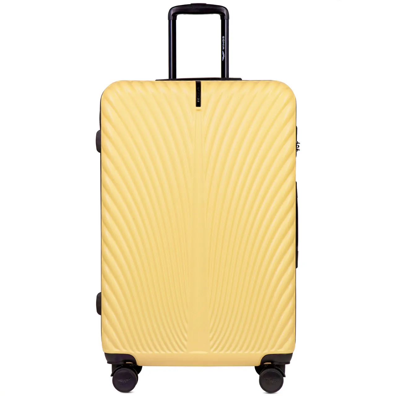 Wings SN120-5 Kollane liels koferis — ABS, 97L, 3.8 kg (skats 2)