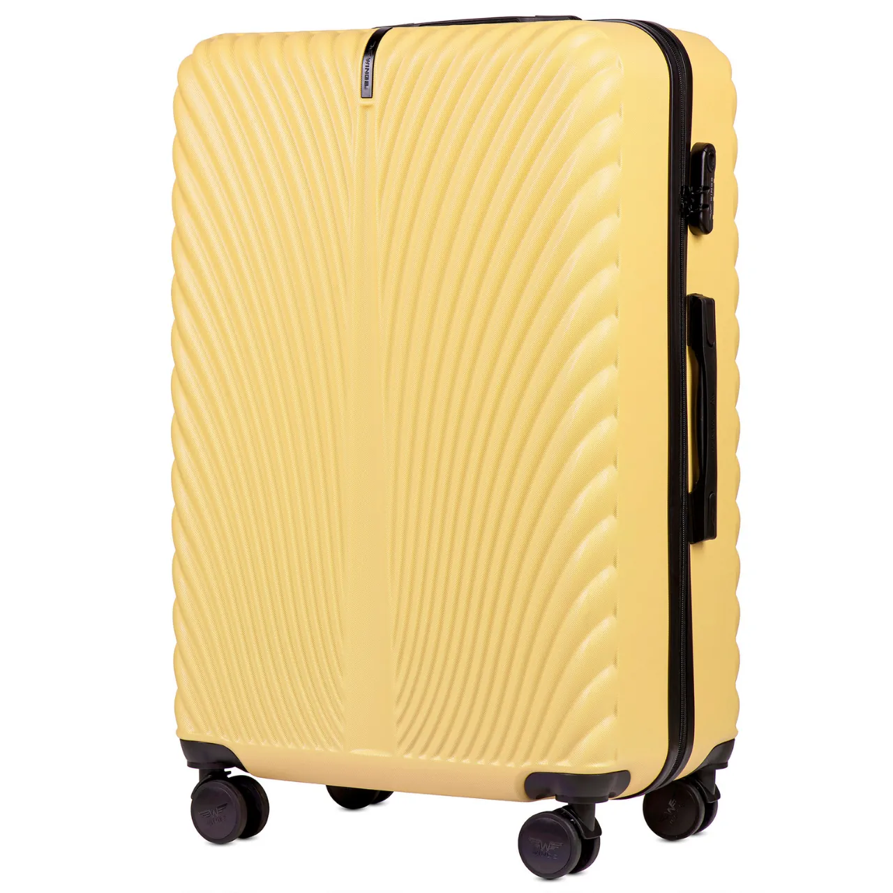 Wings SN120-5 Kollane liels koferis — ABS, 97L, 3.8 kg
