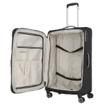 Travelite melns liels koferis — audums, 3.5 kg (skats 8)