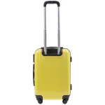 Wings PC-KD01 Kollane rokas bagāžas koferis — Polikarbonāts, 38L, 2.8 kg (no aizmugures)