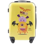 Wings PC-KD01 Kollane rokas bagāžas koferis — Polikarbonāts, 38L, 2.8 kg (no priekšas)