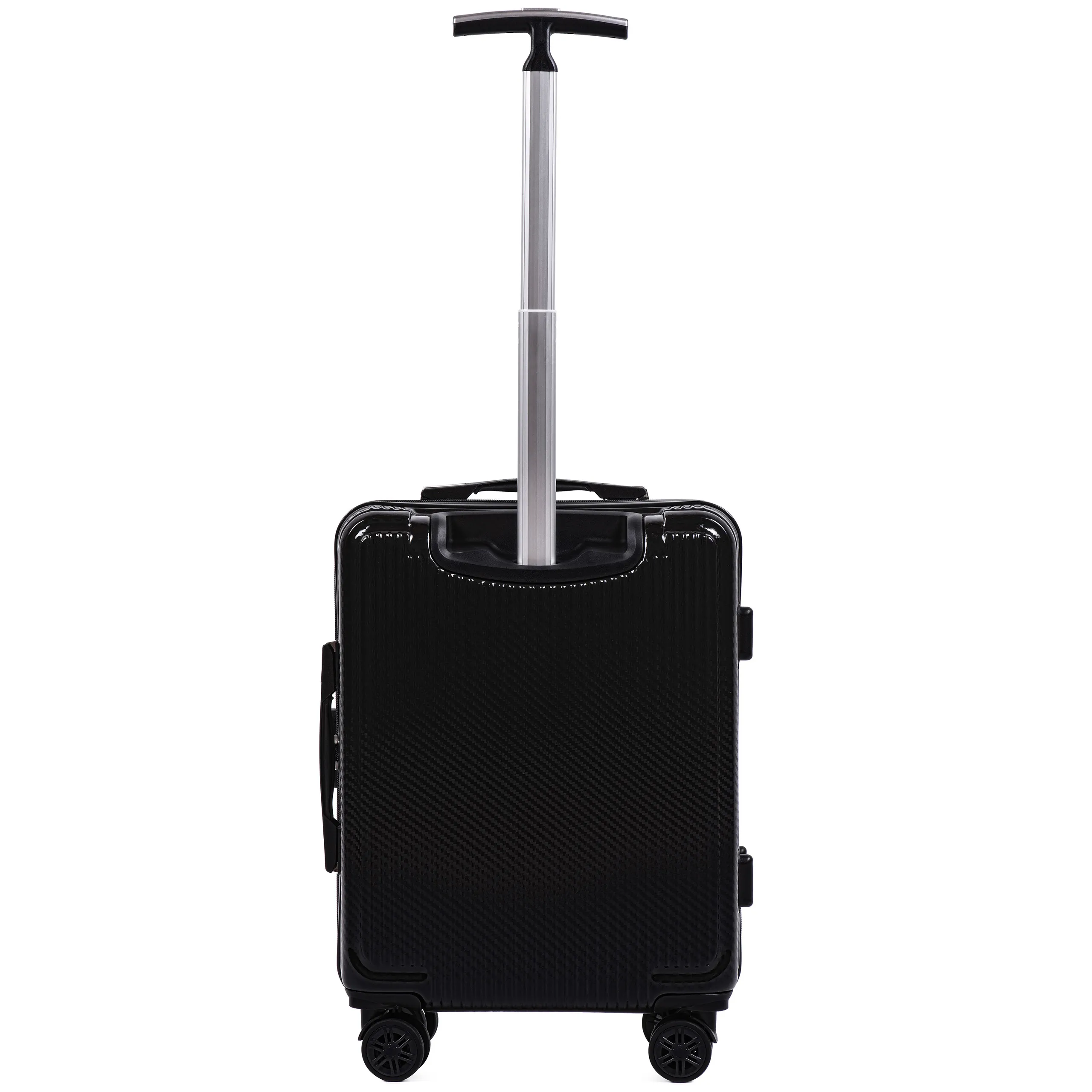 Wings PC565 melns rokas bagāžas koferis — Polikarbonāts, 35L, 2.6 kg (skats 3)