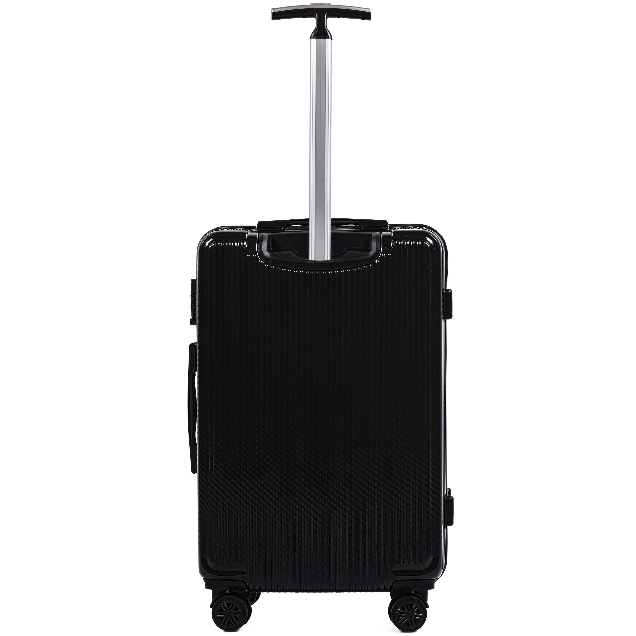 Wings PC565 melns vidējais koferis — Polikarbonāts, 63L, 3.3 kg (skats 3)