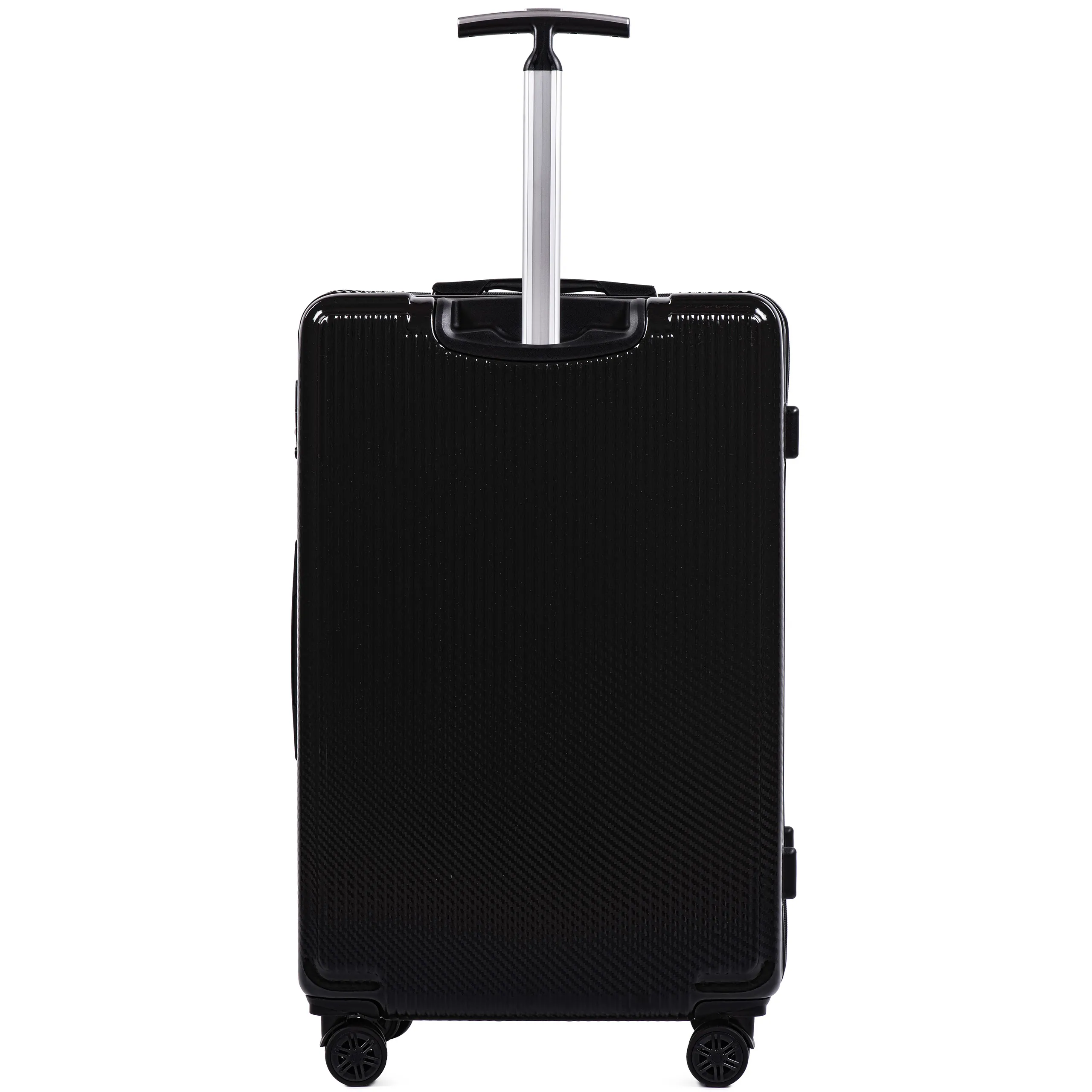 Wings PC565 melns liels koferis — Polikarbonāts, 97L, 4.1 kg (skats 3)