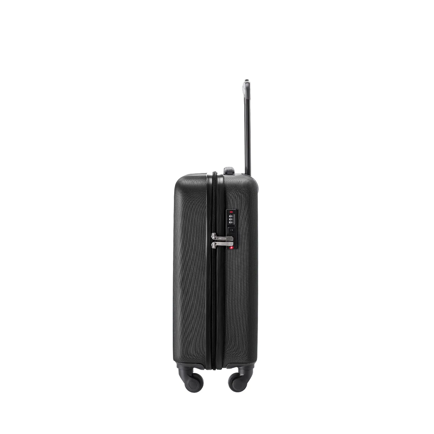 Puccini ABS021C1 melns rokas bagāžas koferis — ABS, 33L, 2.5 kg (skats 4)