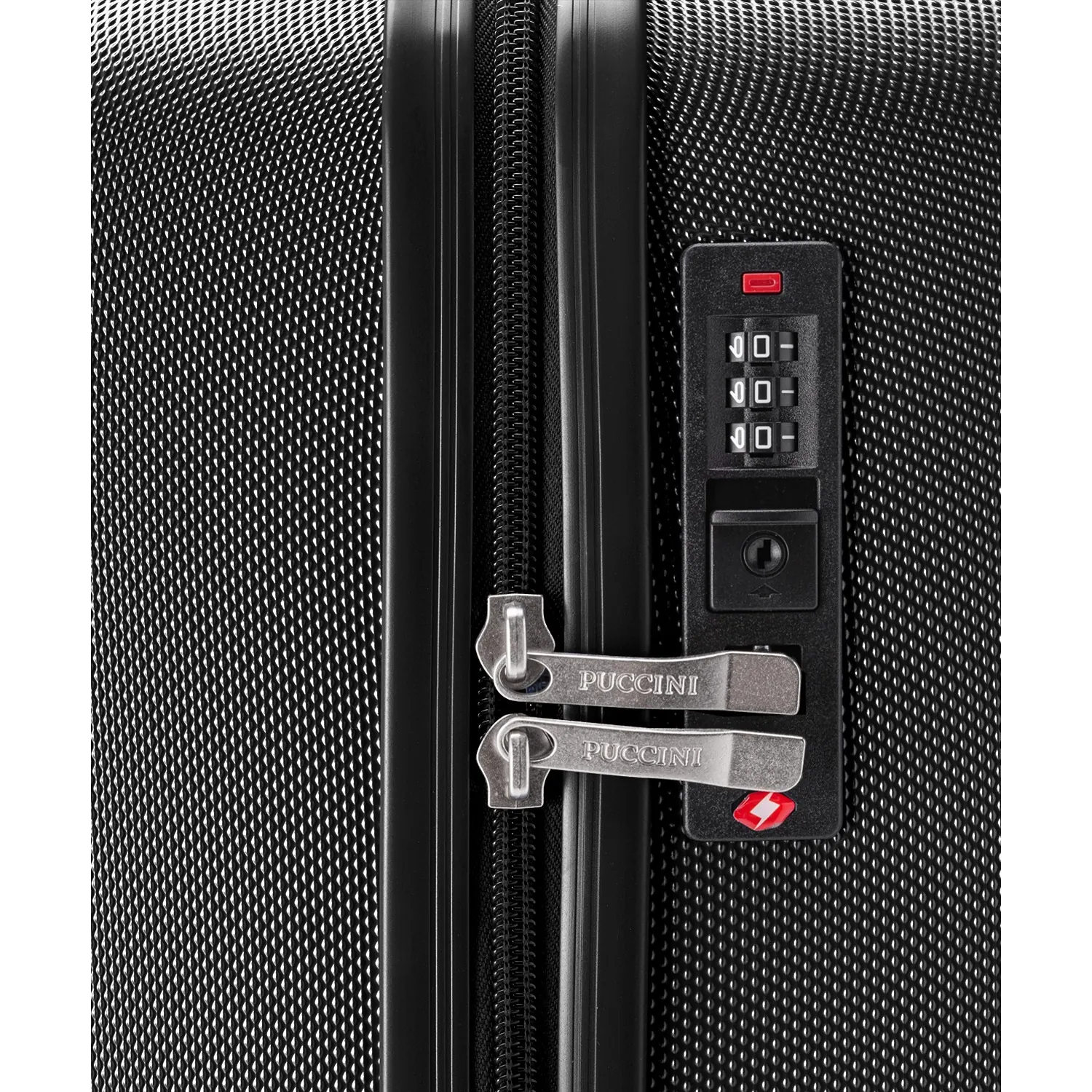 Puccini ABS021C1 melns rokas bagāžas koferis — ABS, 33L, 2.5 kg (skats 7)