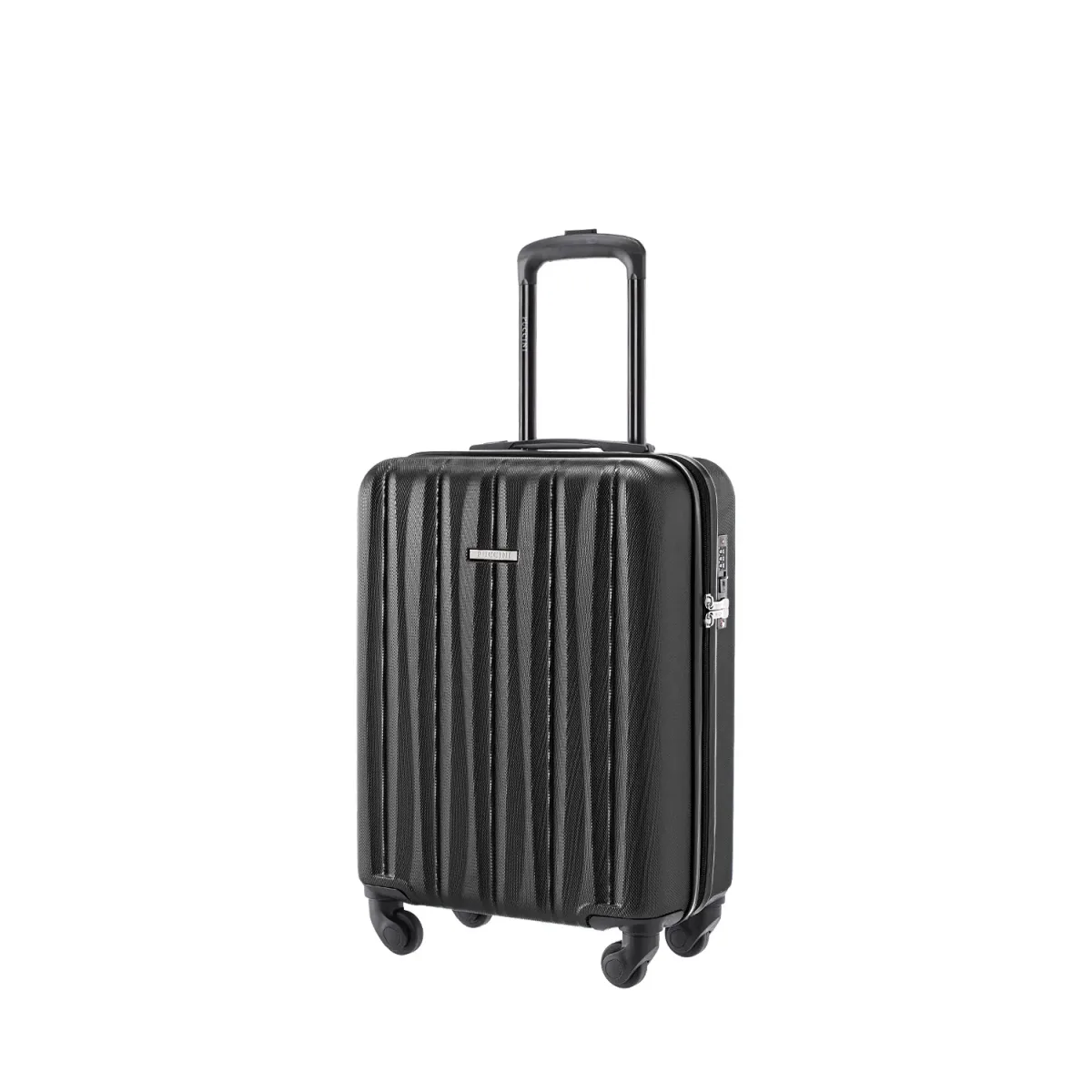 Puccini ABS021C1 melns rokas bagāžas koferis — ABS, 33L, 2.5 kg