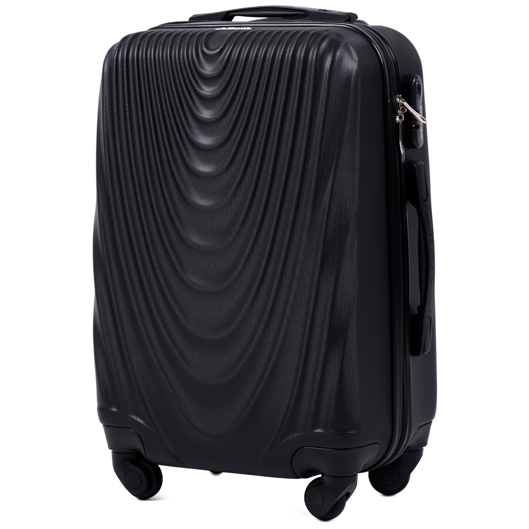 Wings 304 melns rokas bagāžas koferis — ABS, 38L, 2.6 kg