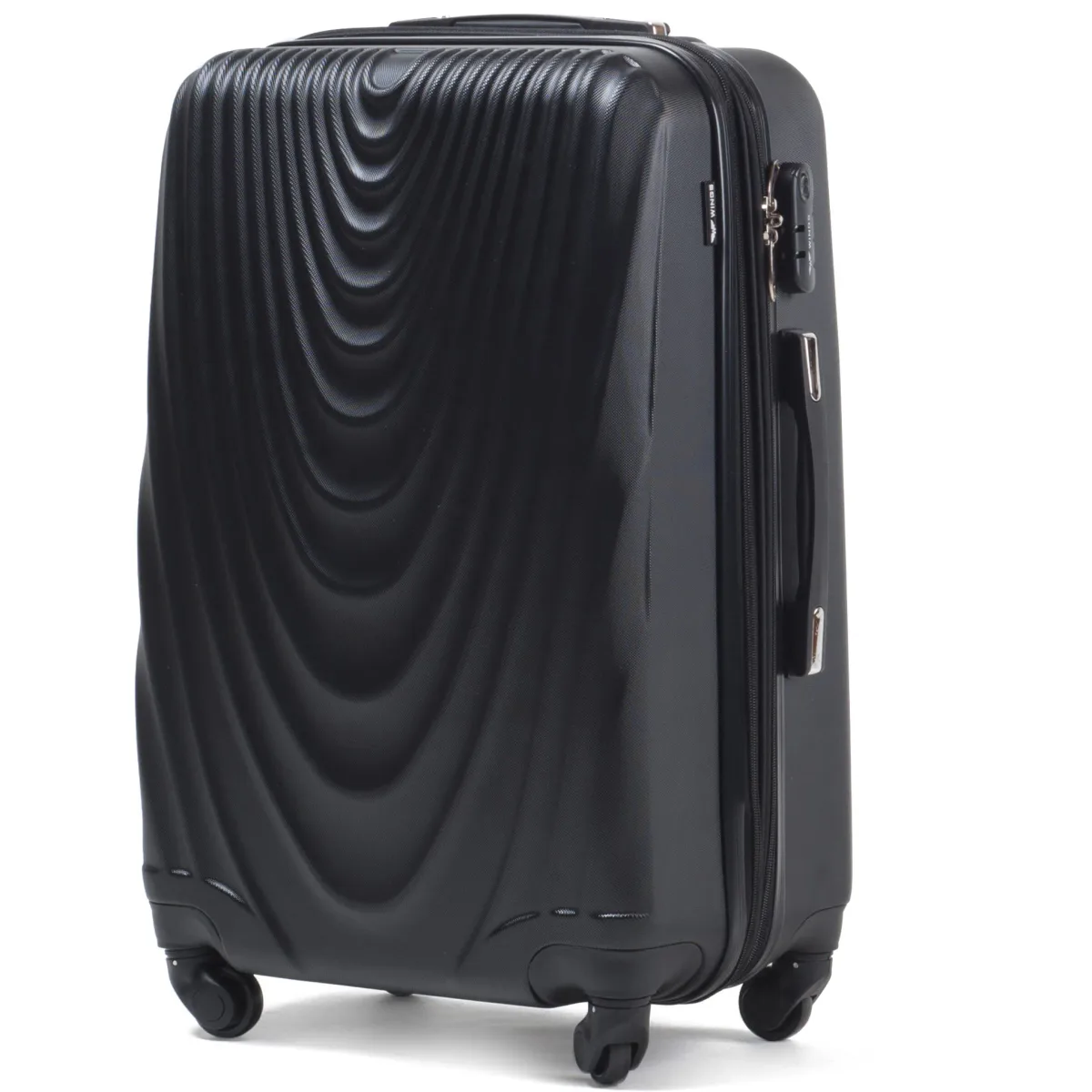 Wings 304 melns liels koferis — ABS, 97L, 4.2 kg