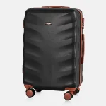 Voyo FJ140 melns vidējais koferis — ABS plastmasa, 66L, 3.3 kg