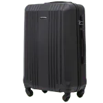 Wings KST01 melns vidējais koferis — ABS plastmasa, 63L, 3.2 kg