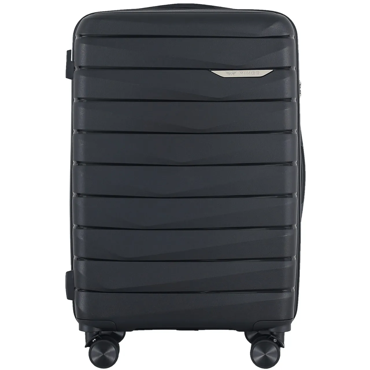 Wings MUR01 melns vidējais koferis — polipropilēns, 64L, 3.2 kg (skats 2)