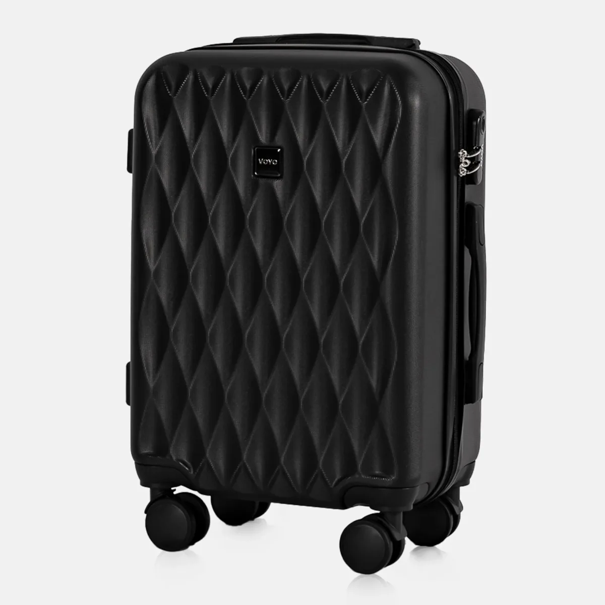 Voyo NV290 melns rokas bagāžas koferis — ABS plastmasa, 39L, 2.8 kg