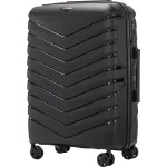 Wings PHX01 melns vidējais koferis — Polipropilēns, 63L, 3 kg