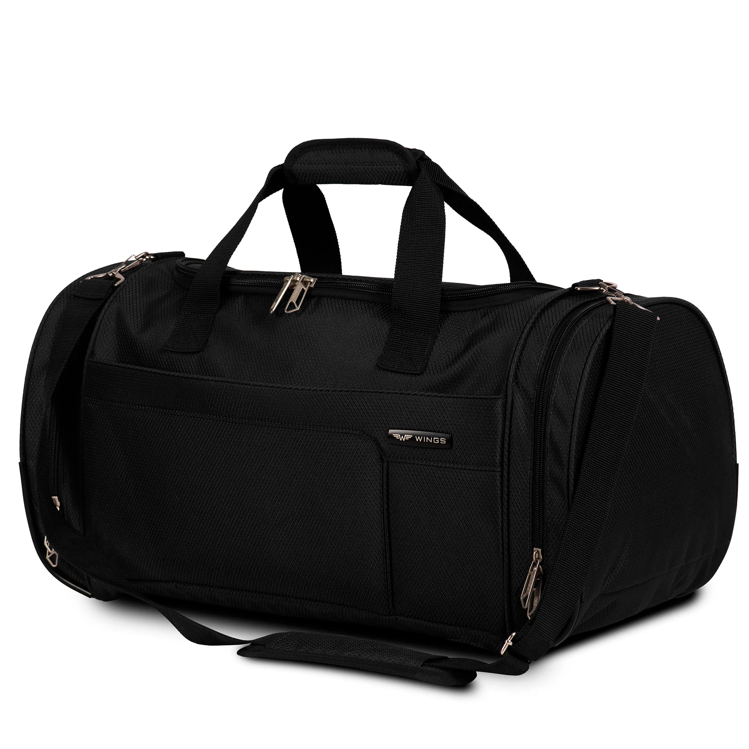 Wings melns ceļojumu soma — Poliuretāns, 37L, 0.64 kg