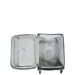 Samsonite melns liels koferis — Audums, 113L, 3.1 kg (skats 4)