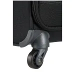 Samsonite melns liels koferis — Audums, 113L, 3.1 kg (skats 6)