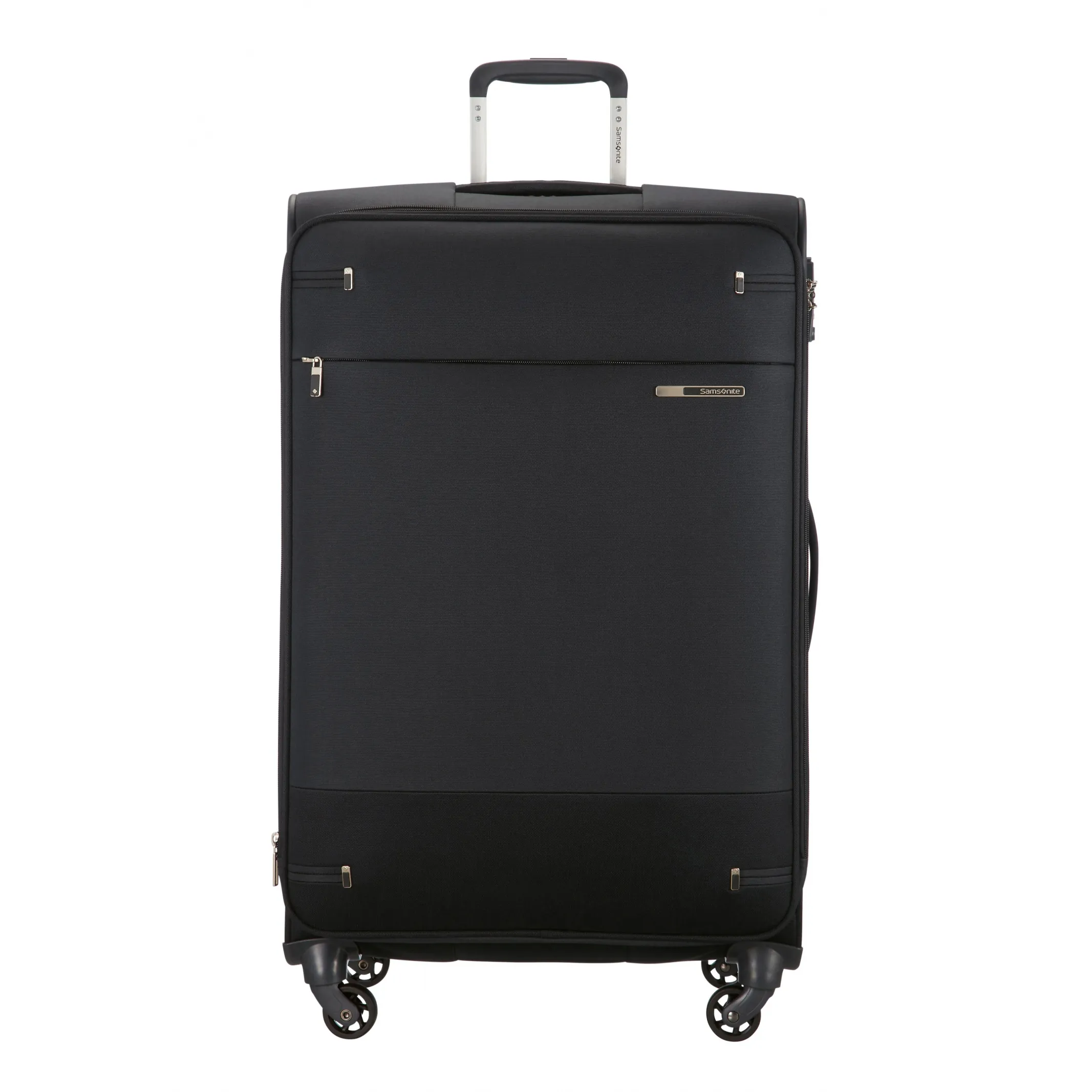 Samsonite melns liels koferis — Audums, 113L, 3.1 kg