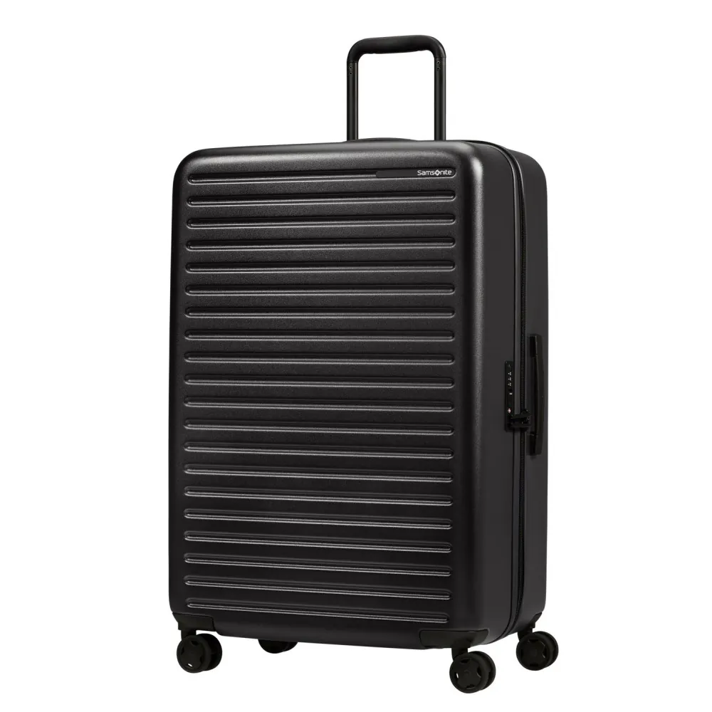 Samsonite melns liels koferis — Polikarbonāts, 96L, 4.3 kg