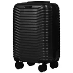 Wings PC140 melns rokas bagāžas koferis — Polikarbonāts, 38L, 2.5 kg