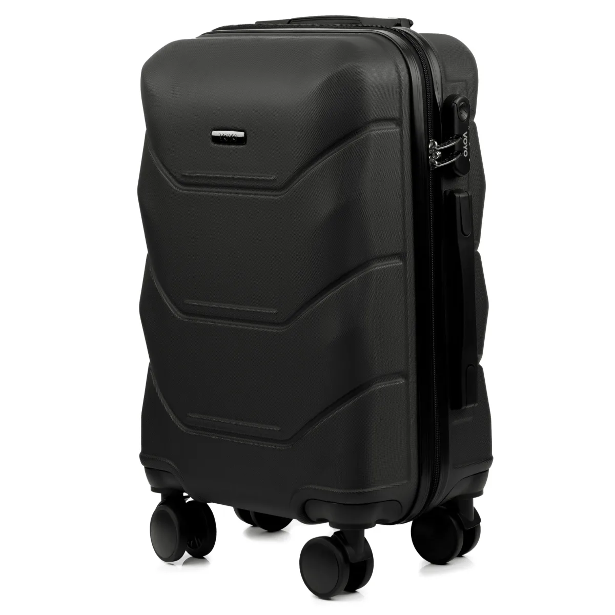 Voyo SK170 melns rokas bagāžas koferis — ABS, 38L, 2.5 kg
