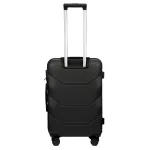 Voyo SK170 melns vidējais koferis — ABS, 63L, 3.2 kg (no aizmugures)