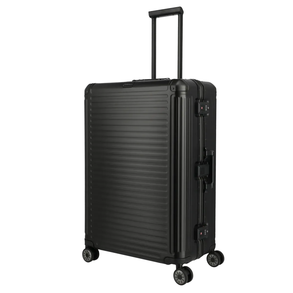 Travelite melns liels koferis — Alumīnijs, 100L, 6.7 kg