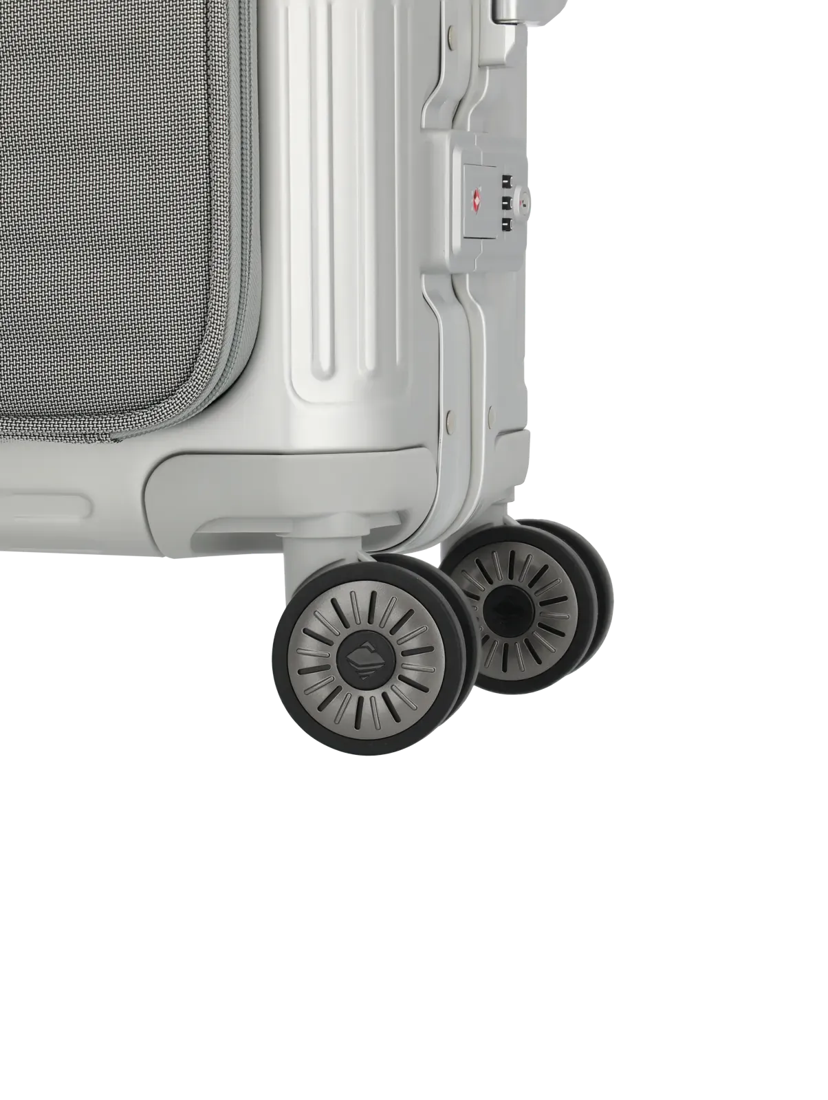 Travelite sudrabains rokas bagāžas koferis — Alumīnijs, 41L, 4.6 kg (skats 3) — 41L
