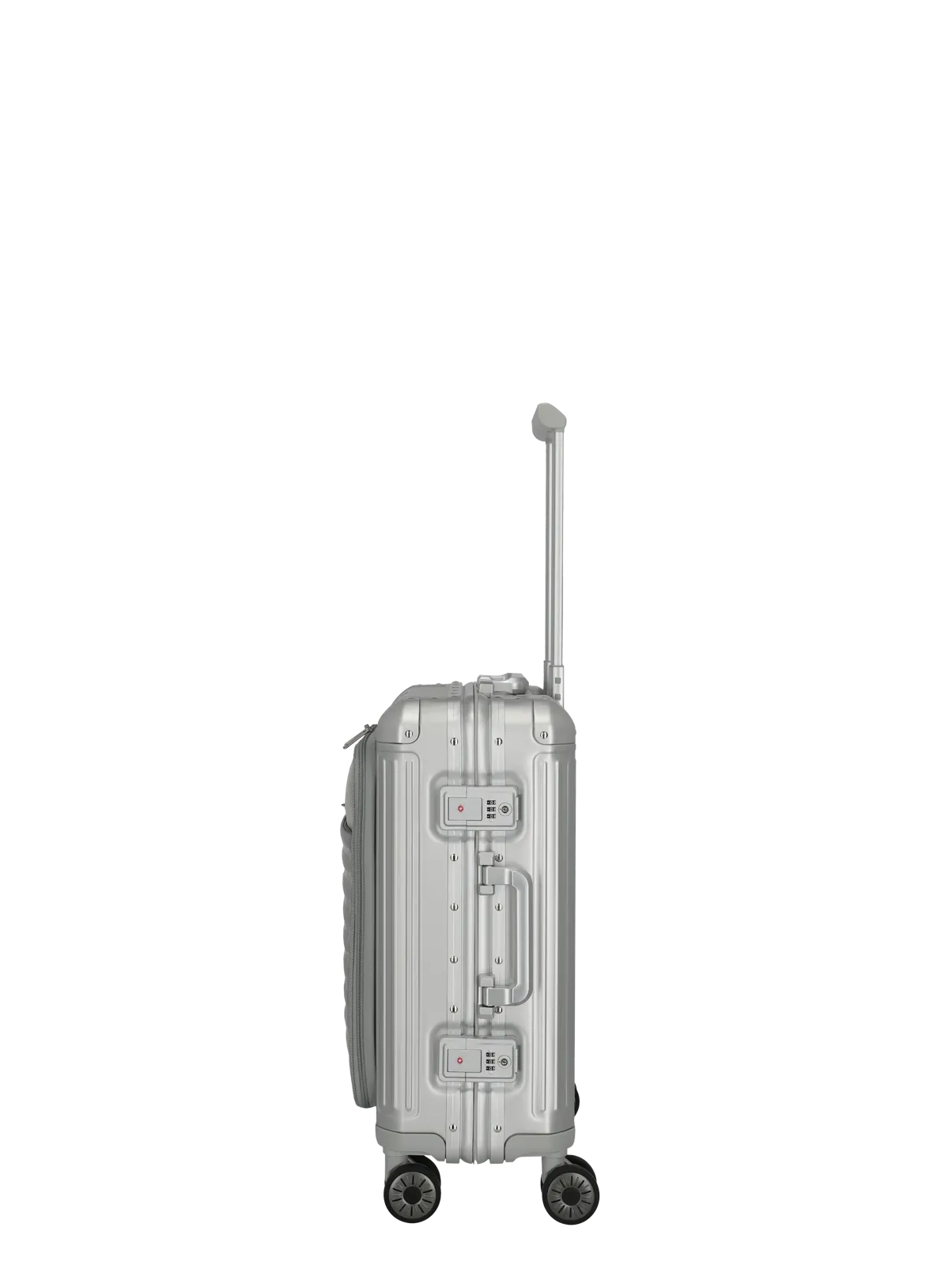 Travelite sudrabains rokas bagāžas koferis — Alumīnijs, 41L, 4.6 kg (skats 7) — 41L