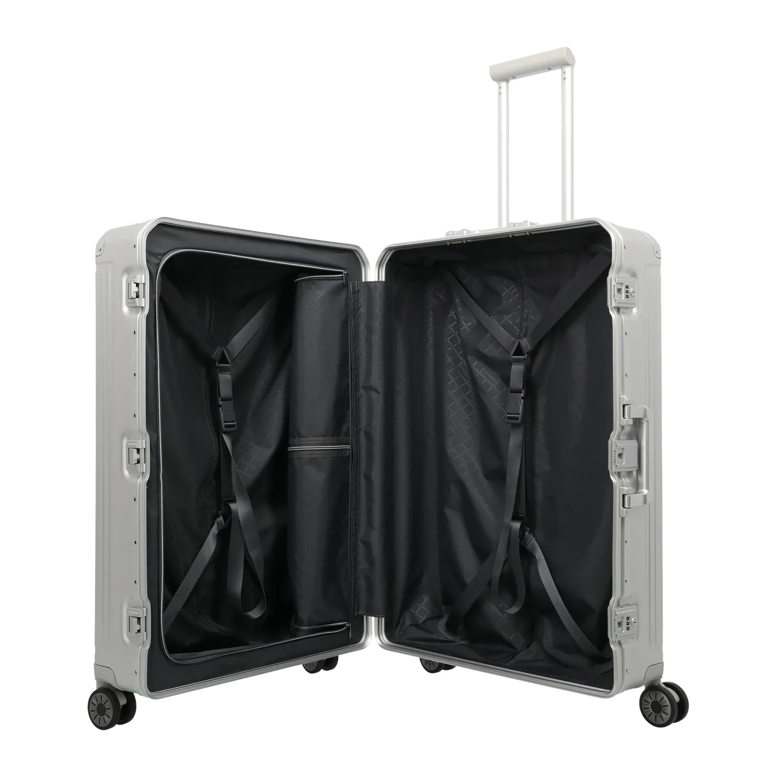 Travelite sudrabains liels koferis — Alumīnijs, 100L, 6.7 kg (skats 9) — 100L