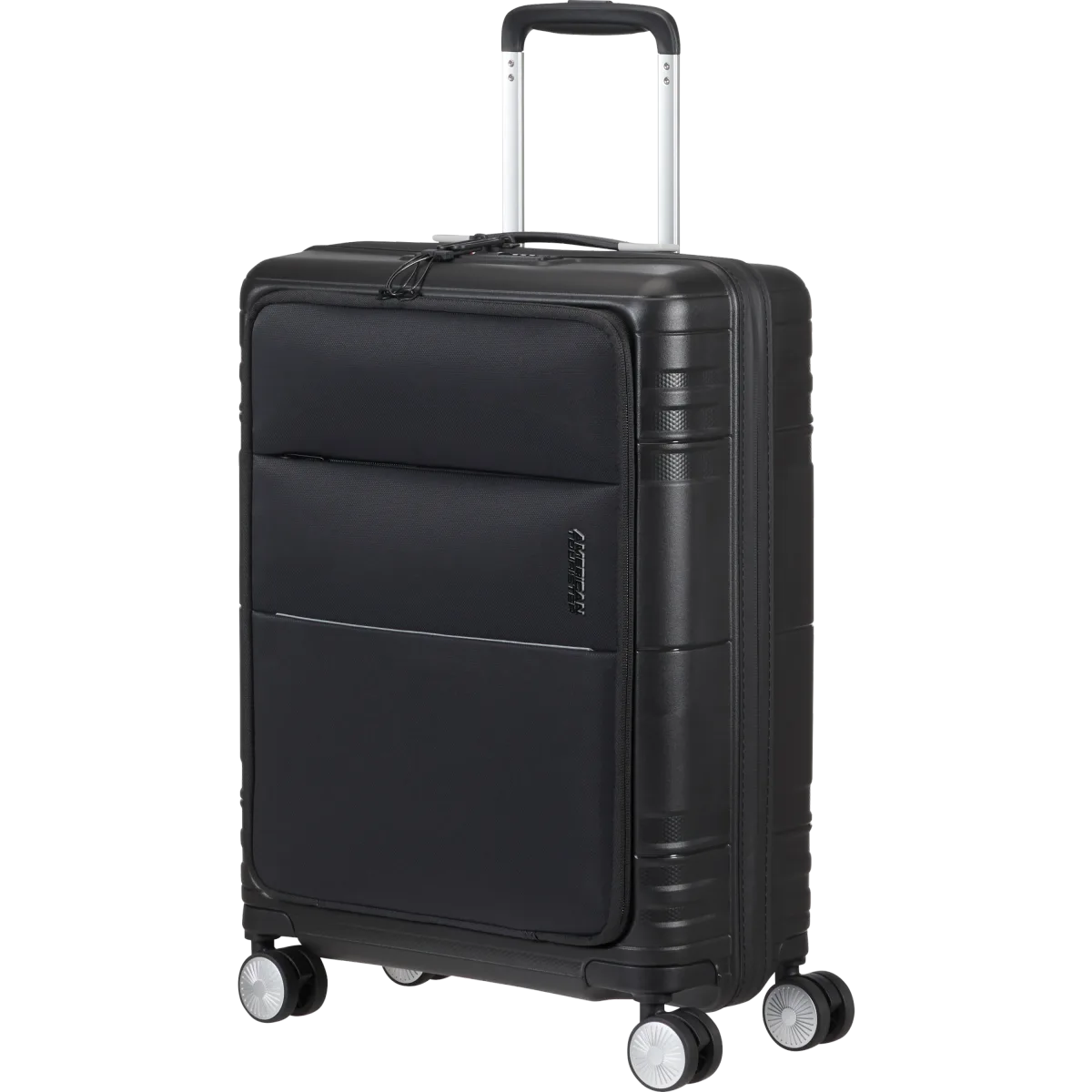 American Tourister melns rokas bagāžas koferis — Polipropilēns, 36L, 2.6 kg