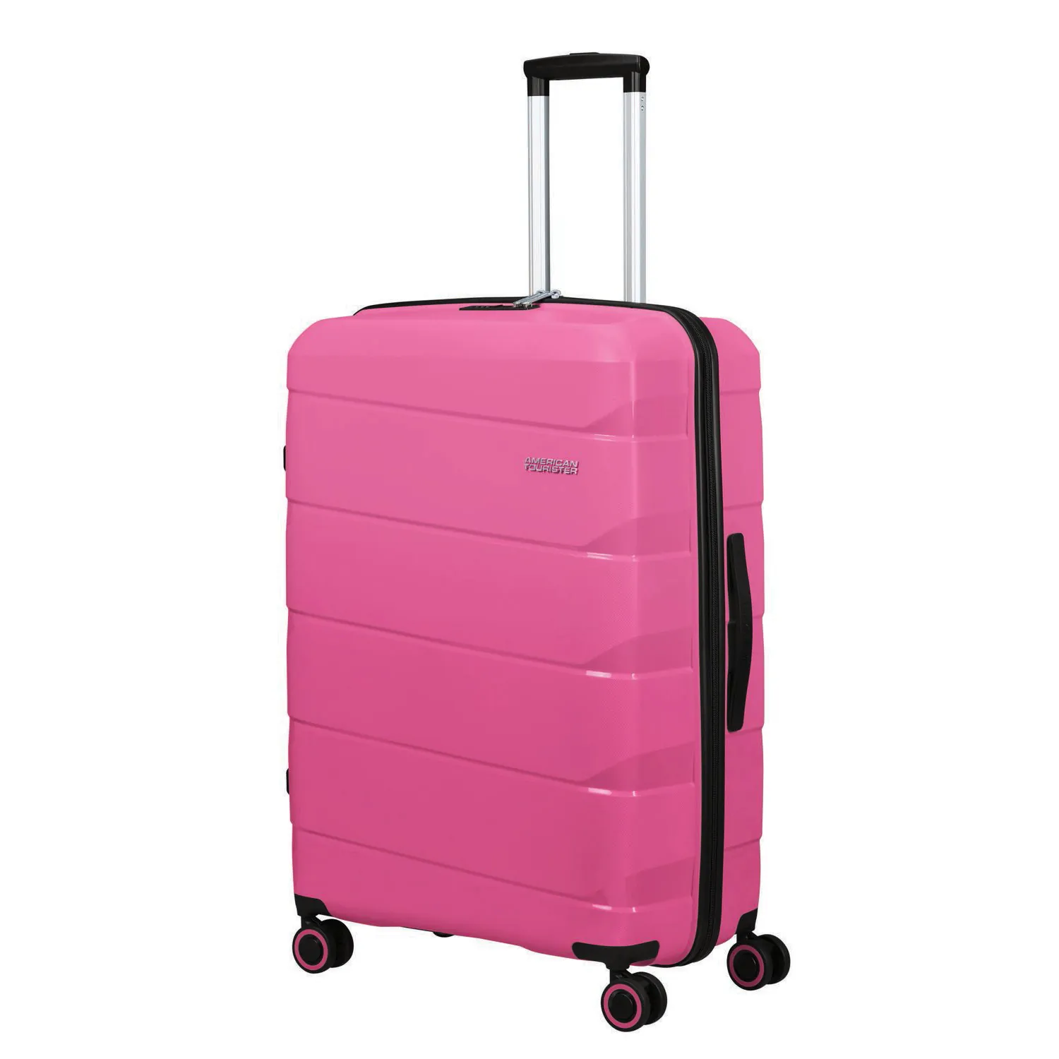 American Tourister rozā liels koferis — Polipropilēns, 93L, 4.2 kg