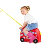 Trunki sarkans bērnu koferis — Polipropilēns, 18L, 1.7 kg (skats 2)