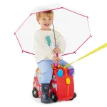Trunki sarkans bērnu koferis — Polipropilēns, 18L, 1.7 kg (skats 3)