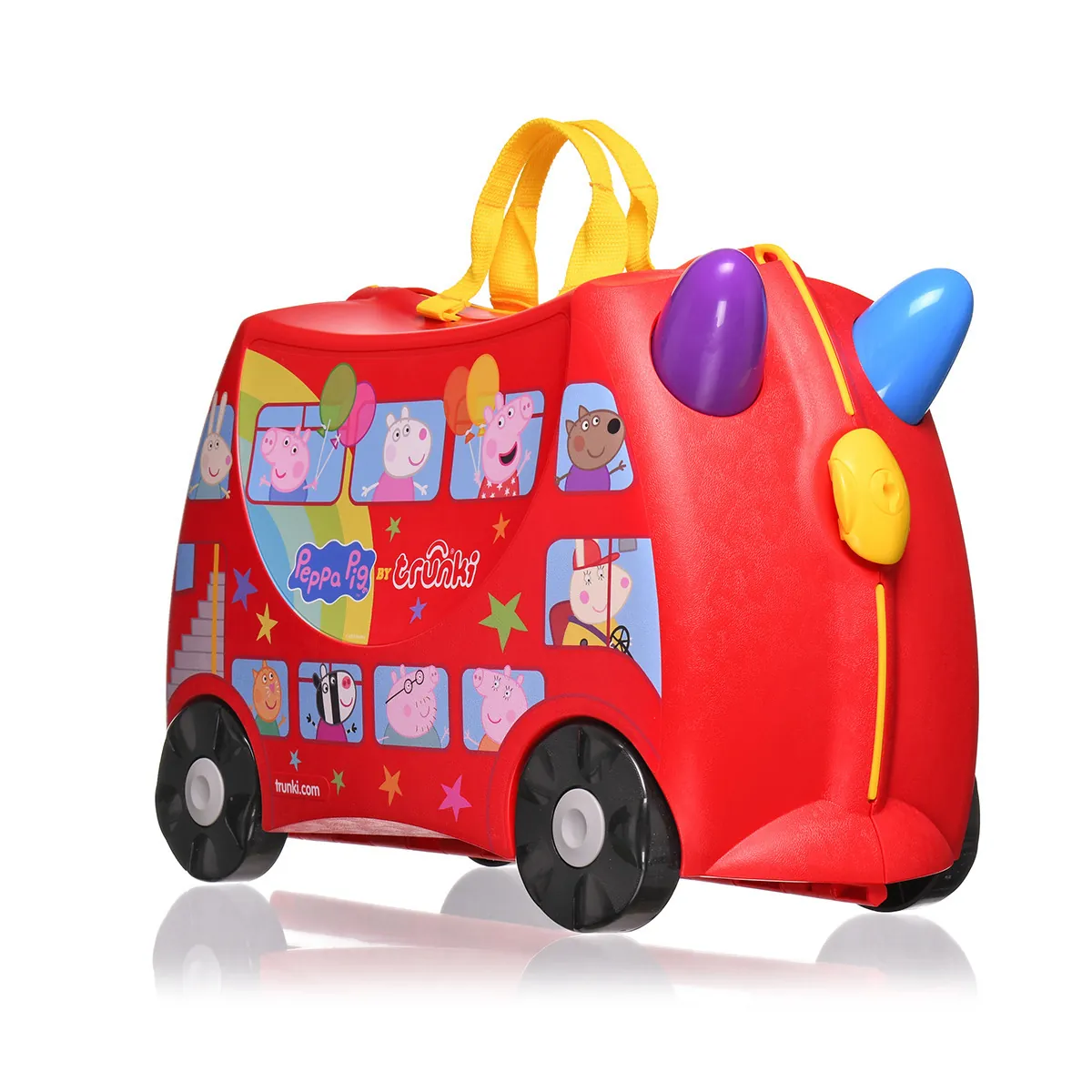 Trunki sarkans bērnu koferis — Polüpropüleen, 18L, 1.7 kg
