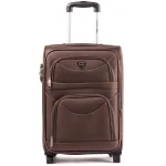 Wings brūns rokas bagāžas koferis — audums, 38L, 2.8 kg (skats 2)