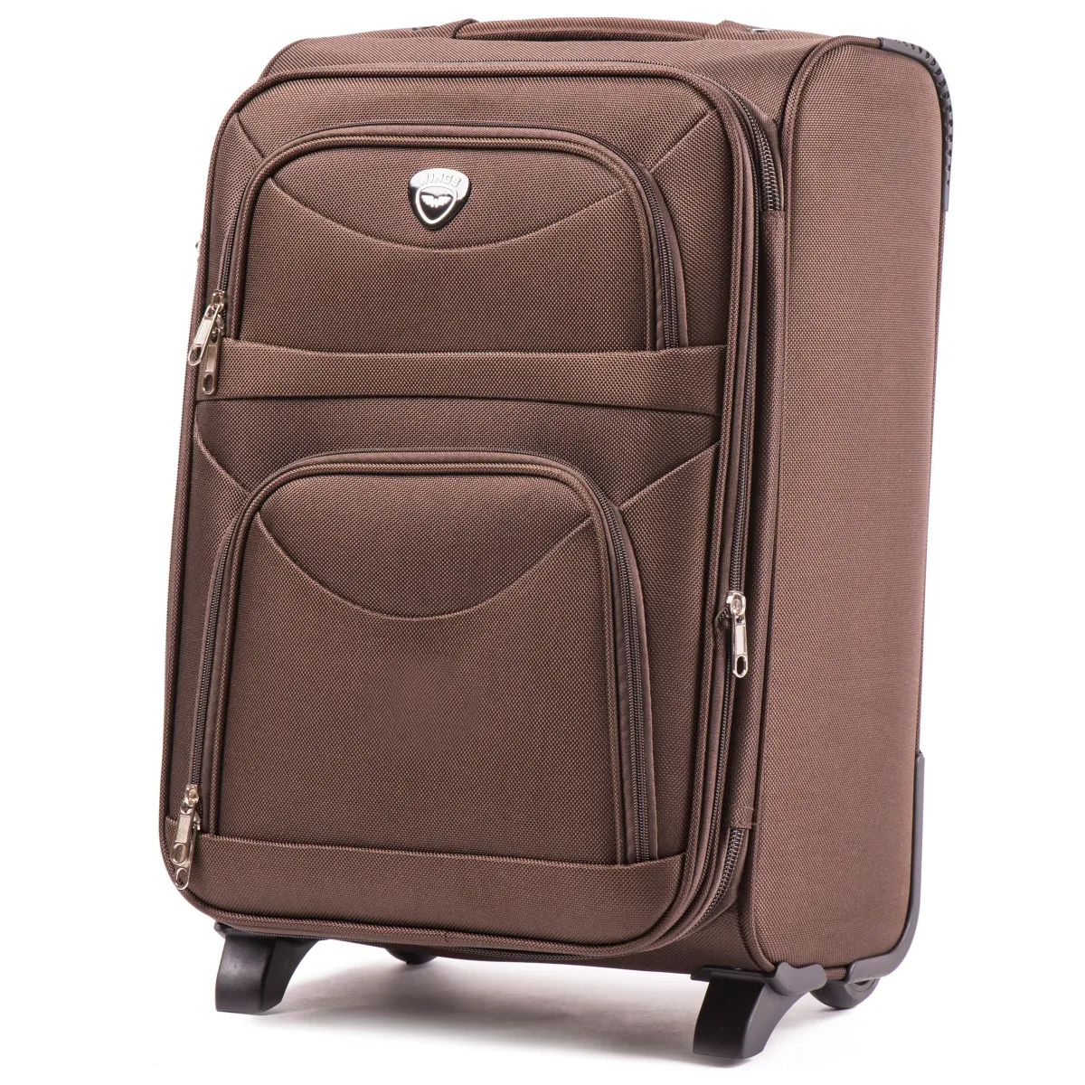 Wings brūns rokas bagāžas koferis — audums, 38L, 2.8 kg