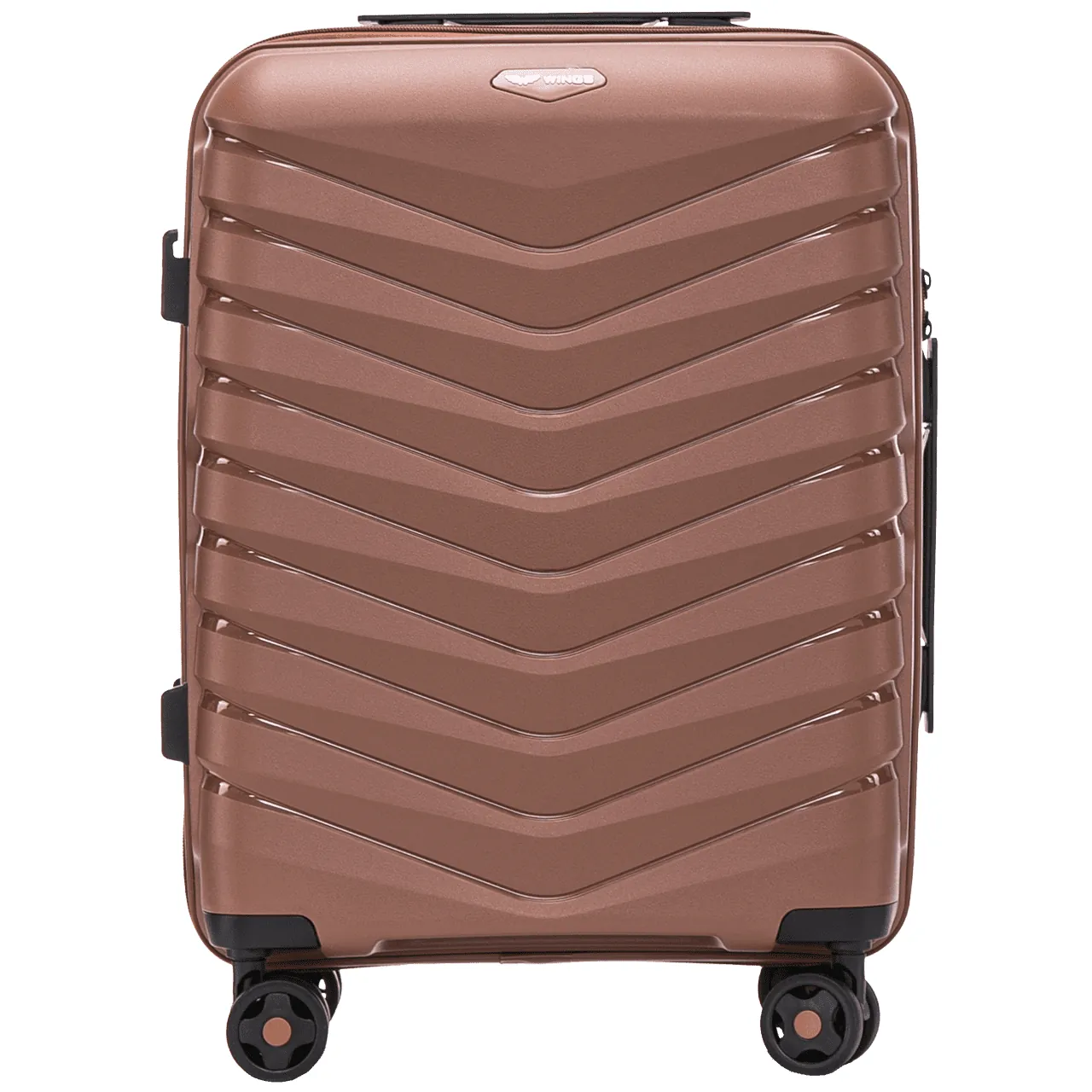 Wings PHX01 brūns rokas bagāžas koferis — Polipropilēns, 39L, 2.5 kg (skats 2)