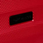 Wings PC17268 sarkans rokas bagāžas koferis — Polikarbonāts, 38L, 2.5 kg (logo)
