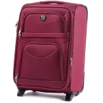 Wings 6802 sarkans rokas bagāžas koferis — Audums, 38L, 2.8 kg