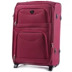 Wings 6802 sarkans vidējais koferis — Audums, 68L, 3.4 kg