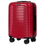 Wings PC140 sarkans rokas bagāžas koferis — Polikarbonāts, 38L, 2.5 kg