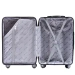 Wings PP05 sarkans rokas bagāžas koferis — Polipropilēns, 43L, 2.8 kg (skats 7)