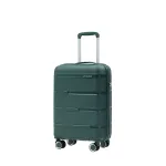 Puccini PP023C5 zaļš rokas bagāžas koferis — Polipropilēns, 36L, 2.6 kg — 56×36×22cm, 36L