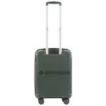 Wings DQ1810 zaļš rokas bagāžas koferis — Polipropilēns, 39L, 2.5 kg (no aizmugures) — 55×36×22cm, 39L