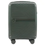 Wings DQ1810 zaļš rokas bagāžas koferis — Polipropilēns, 39L, 2.5 kg (no priekšas) — 55×36×22cm, 39L