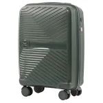 Wings DQ1810 zaļš rokas bagāžas koferis — Polipropilēns, 39L, 2.5 kg — 55×36×22cm, 39L