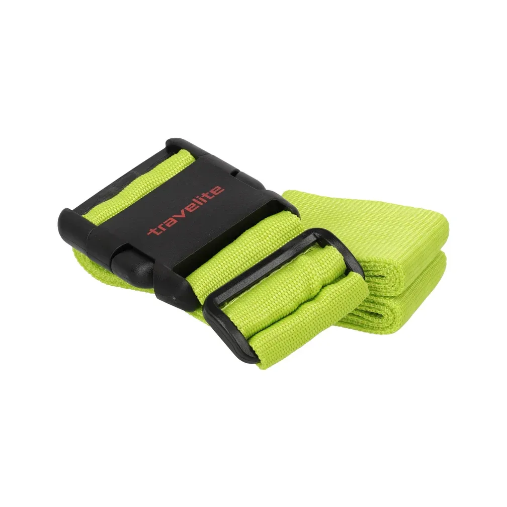 Travelite TLSTRAP zaļš rokas bagāžas koferis — poliesters