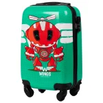 Wings PC-KD01 zaļš mazs koferis — Polikarbonāts, 28L, 2.2 kg