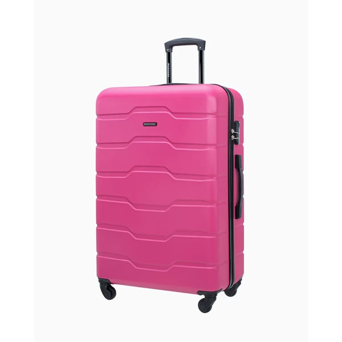 Puccini ABS024A3A rozā liels koferis — ABS, 88L, 3.8 kg